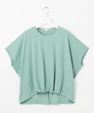 自由区 S 【接触冷感・UVカット・吸水速乾・抗菌防臭・洗える】ハイカウントフォルム Tシャツ フロスティグリーン