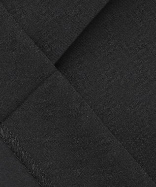 23区 【新色追加/洗える】ストレッチジョーゼット ワイドパンツ ブラック系