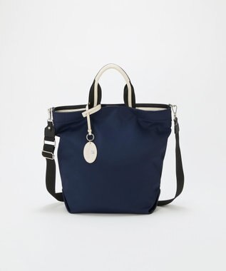 TOPKAPI 【TREASURE TOPKAPI】ストライプハンドル ナイロン 縦型 2way トートバッグ A4対応