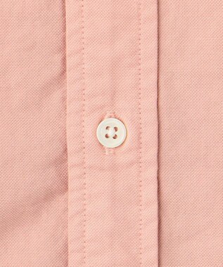 J.PRESS MEN 【大人気バックブル】バンドカラー オックスフォードシャツ ピンク系