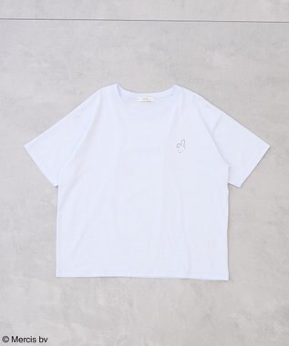 earth music&ecology ｍｉｆｆｙ／ｅａｒｔｈ　ミッフィーフレンズレギュラーＴ Light Blue