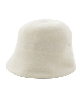 MOONBAT FURLA(フルラ) バスク つば裏ラインクロッシェハット 日本製 オフホワイト