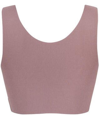 Wing ノンワイヤーブラ 【綿の贅沢】 綿混素材 ラクなのにきれい ハーフトップ KB1031 ウイング／ワコール ワイン