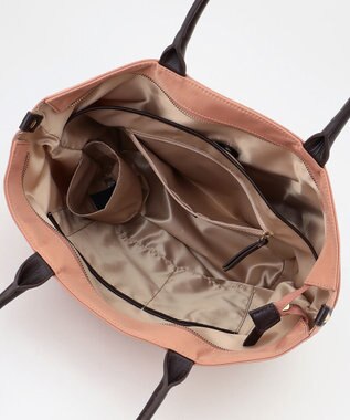 J.PRESS LADIES 【WEB限定カラーあり・A4サイズ収納可】 ナイロン トート バッグ ピンク系