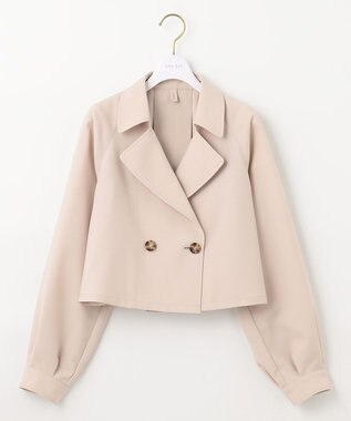 ANY SIS S 【洗える】3WAYジレセット トレンチ コート ライトベージュ