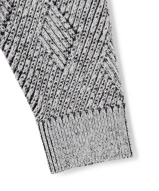 JOSEPH HOMME エコタック　クルーネックニット ライトグレー系