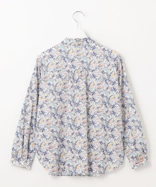 J.PRESS LADIES S 【洗える】Liberty シャツカラー スキッパー ブラウス オフ系