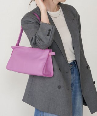 russet レザーショルダーバッグ(CE-1628) L.Pink