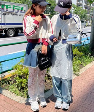 WEGO ショートトラックジャケット ネイビー