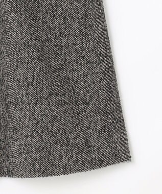 組曲 L ループツイードチェスター コート ブラック系7