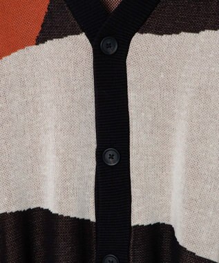 WEGO 【ユニセックス着用ITEM】オーバーフィットドライタッチパターンカーディガン 柄4