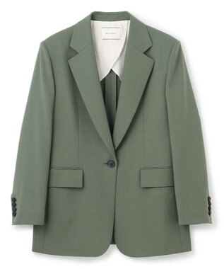 BEIGE， 【Oggi 6月号掲載】OREGANO / サマーウールテーラードジャケット Olive