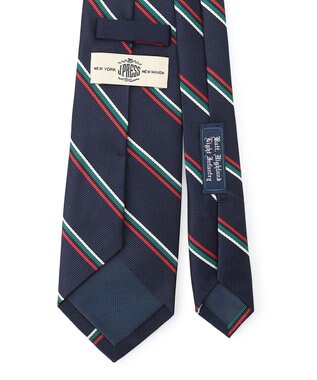 J.PRESS MEN 【定番】オーセンティックレジメンタル ネクタイ グリーン系1