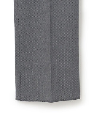 J.PRESS MEN ハイパワーストレッチ シャンブレードビー パンツ ライトグレー系