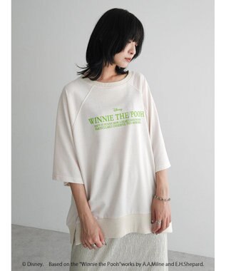 Green Parks Ｗｉｎｎｉｅ　ｔｈｅ　Ｐｏｏｈ／７分袖プルオーバー Ivory