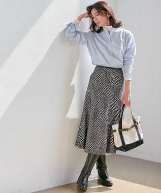 23区 L 【CLASSY.1月号掲載】CANCLINI ベーシック シャツ サックス