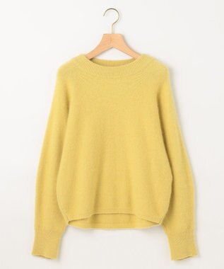 組曲 L 【手洗い可】フラッフィー ファーニット イエロー系