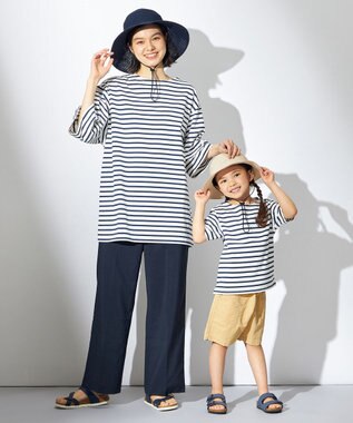 HELLY HANSEN 【キッズ】ショートスリーブ HHマリンボーダーティー オフホワイト