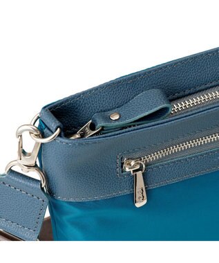 IBIZA ビコロール　ナイロン　ショルダーバッグ(M) ターコイズブルー