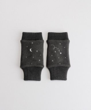 ORuKuBET 夜空刺繍フィンガーレスジャージグローブ(WOMEN) ダークグレー