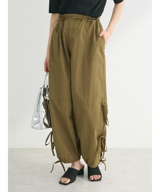 Green Parks ・Ｄｏｕｂｌｅ　Ｆｌａｇｓ　サイドリボンカーゴパンツ Khaki
