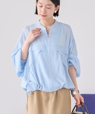 AMERICAN HOLIC 接触冷感シアースポーティーブルゾン Light Blue