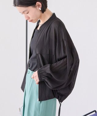 AMERICAN HOLIC 接触冷感シアースポーティーブルゾン Black