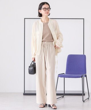 AMERICAN HOLIC 接触冷感シアースポーティーブルゾン Ivory