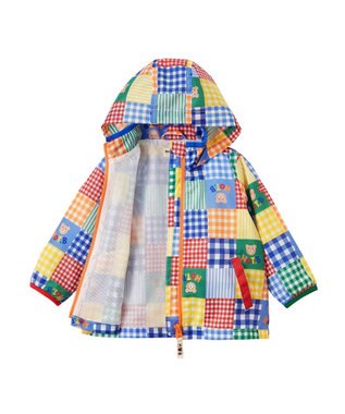 MIKI HOUSE HOT BISCUITS 【80-120cm】 総柄 はっ水 ウインドブレーカー マルチカラー