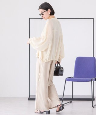 AMERICAN HOLIC 接触冷感シアースポーティーブルゾン Ivory