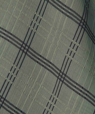 Paul Smith シアー チェック ブラウス カーキ