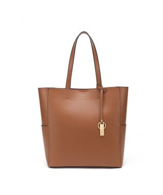 style code 【 A4サイズ収納可能 】【WEB限定商品】キーリングチャーム付き　軽量 ラージトートバッグ キャメル