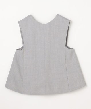 ANY 【2SET】ハンサムジレ×ワイドパンツセット シャンブレーグレー