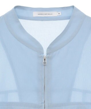 AMERICAN HOLIC 接触冷感シアースポーティーブルゾン Light Blue