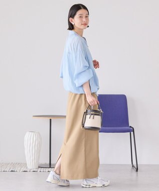 AMERICAN HOLIC 接触冷感シアースポーティーブルゾン Light Blue