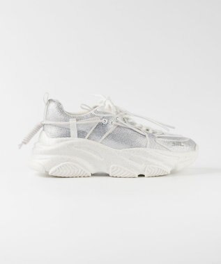 STEVE MADDEN VAULT 2R ボリュームソール ラインストーンスニーカー ホワイト