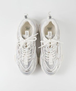 STEVE MADDEN VAULT 2R ボリュームソール ラインストーンスニーカー ホワイト