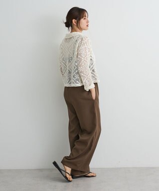 CRAFT STANDARD BOUTIQUE クロシェレースカーディガン Ivory