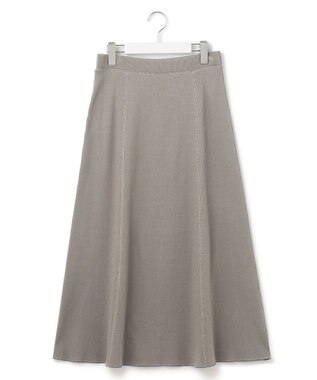 23区 【SLOW/一部店舗限定】ワイドリブジャージー スカート モカグレー系