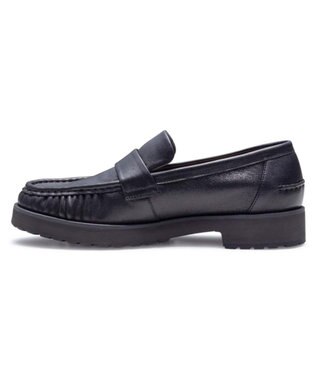 REGAL FOOT COMMUNITY 【リーガルレディース】F81R ギャザーローファー カジュアルシューズ ブラック