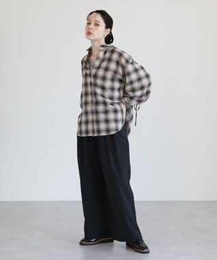 Green Parks ・ｍｉｎｉａ　厚底ビットローファー Black