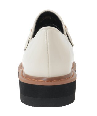 Green Parks ・ｍｉｎｉａ　厚底ビットローファー Ivory