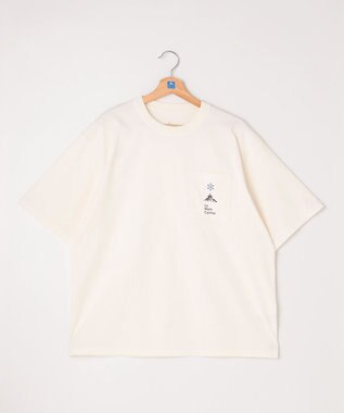 SHARE PARK MENS 【UVカット・吸水速乾・ストレッチ・軽量 】ポケットロゴTシャツ（L・XLサイズ） ホワイト系