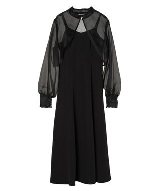 earth music&ecology ＳＥＴ２点ボレロ＋キャミワンピース Black