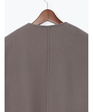 Te chichi ウールメルトンノーカラーロングコート《2025winter catalog item》 モカ