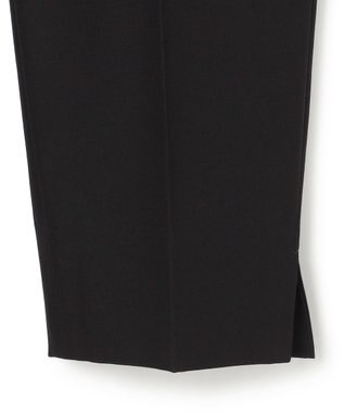 ICB 【洗える】トリアセドライストレッチ クロップドパンツ ブラック系