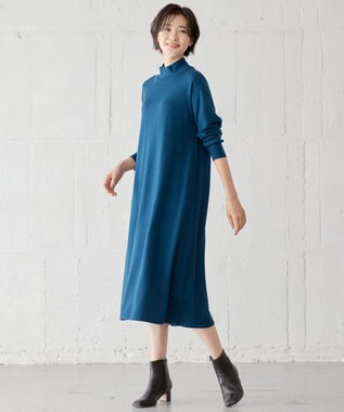 J.PRESS LADIES 【WEB限定カラーあり・洗える】EASY WOOL ワンピース ダークグリーン系