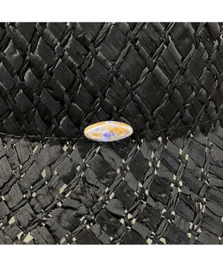 林八百吉商店 un chapeau  紐付きキャペリン ブラック