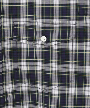 J.PRESS MEN ドビータータンマルチチェックシャツ ネイビー系3