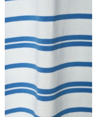 AMERICAN HOLIC ボートネックボーダープルオーバー Blue